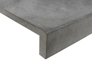 harkaway bluestone drop face pool coping tiles, drop down coping tiles, black tiles, dark tiles, blue tiles
